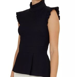 Ted Baker Bubbl Ruffled High-Neck Top